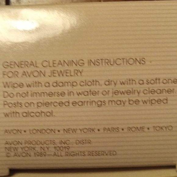 1989 gold plated pierced earrings named pretty plaid with surgical steel posts - Picture 4 of 8